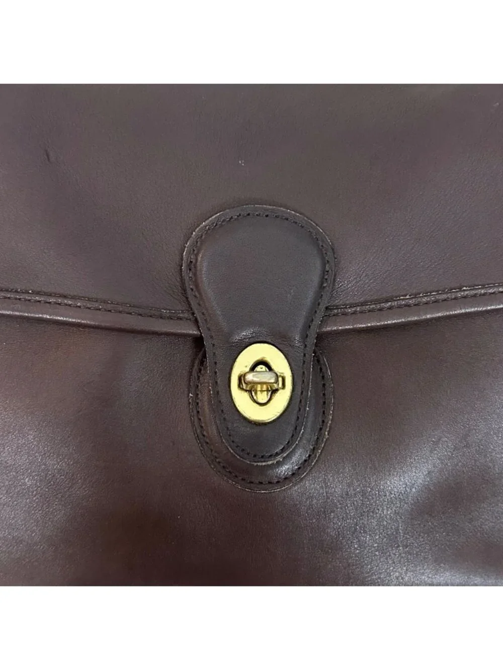 Vintage Coach Willis 9927 Brown Leather Crossbody Satchel Shoulder Bag Women's